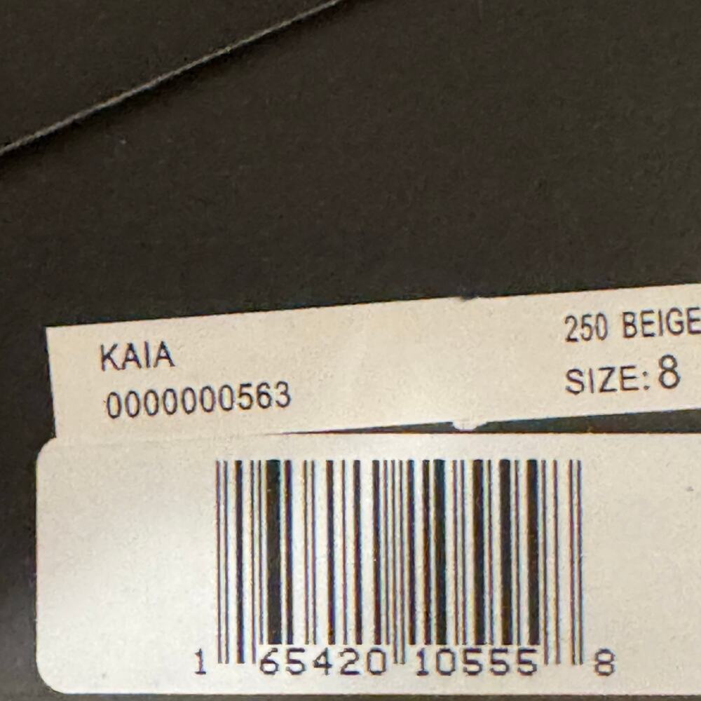 SHUSHOP Women's Beige Kaia Platform Sandals Size 8 NWT - Picture 11 of 11